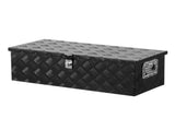 Heavy Duty Aluminum Truck Bed Tool Box, Stripes Plated Tool Box with Side Handle and Lock Keys, V952-LCZXGJX301392MXYR002V0
