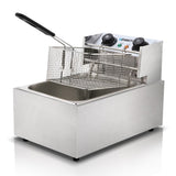 Devanti 10L Electric Commercial Deep Fryer Single Basket 2200W CDF-D4C-SINGLE