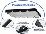 Porch Swing Canopy, Outdoor Swing Cover Replacement Canopy, Swing Canopy Cover Replacement 420D, Top V1259-DP01-A-3655