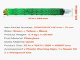 Electric Fence Netting, 0.88 x 49.98 m, PE Net Fencing with Posts & Double-Spiked Stakes, Utility V952-DXJCWLW35IN1ED6DAV9