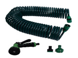 Coil Garden Water Hose 15m/49.2ft EVA 7 Modes Garden Telescopic Spring Tube for Watering Plants V1294-YM0523-3111220080211