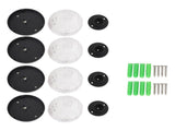 4pcs Solar Fence Lights Solar Outdoor Wall Lights Up Down Lighting IP65 Water Resistant for Garden V1294-YM0901-3119240139811