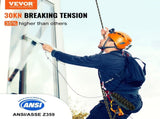 Vertical Lifeline Assembly 0.55'' x 100' Fall Protection Rope 30 KN ANSI V952-CZSMXHHXWS105HEJUV0