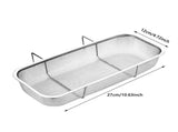 Stainless Steel Sink Strainer, Hanging Drain Rack with Fine Mesh, Space-Saving Kitchen Food Waste V1366-AZ2-W-16854