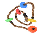 194cm Disc Swing Rope Plastic Multicolor Platforms for Children Balconies Courtyards Outdoor V1294-YM0714-3116210073911