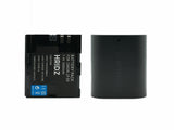 HRIDZ LP-E6 2 Batteries and 1 Dual Charger for Canon LP-E6n LP E6 Battery V571-TFDCB2B1C1BLPE6