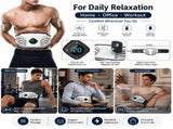 Wireless Slimming Belt, Abdominal Massager Portable Weight Loss Machine With 12 Vibration Massage V1370-AZ4-18956