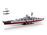 Sluban B1102 Model Kit WWII Bismarck Battleship Large Scale Warship Navy Vessel Boat Military B SLB1102