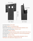 Deer Blind Brackets, Outdoor 3.6x3.6 Platform Bracket, Fit 3.5x3.5 In / 88.9x88.9 mm Lumber, V952-GJPTZJ44YC8PNOA2J001V0