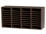 Literature Organizers, 36 Compartments Office Mailbox with Adjustable Shelves, Wood Literature V952-MZWJZLFPJBH36S6H5V0