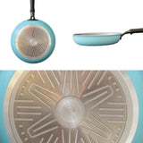 Fanjini Stone Frypan Frying Pan 28cm Non-Stick Induction Ceramic Round PURE SKY BLUE V274-HA-JA-STOFRY28-BU