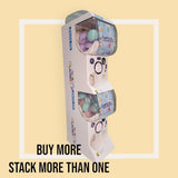 Gachapon Capsule Toy Vending Machine Lite Mini Collectible Gacha Dispenser Stackable WHITE V274-TOY-KN-F-MDGACHAL