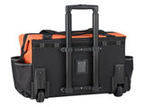 Rolling Tool Bag, 110 lbs Load Capacity, 27 Pockets Heavy Duty Roller Tool Bag on Wheels, Adjustable V952-GLGJD20YC16849CWN001V0