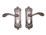Entry Door Lever with Lock Keys Universal Quiet Aluminum Alloy European Style Door Handle for Home V1294-YM0901-3114250018111
