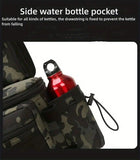 Camouflage Fishing Waist Bag Large Capacity Multi-layer Partition, Side Pockets & Winding Strap V1232-DGBDYB001