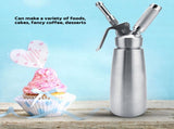 Stainless Steel Whipped Cream Dispenser Bundle With Three Nozzles 1000ml V1294-YM0727-JY11228-01