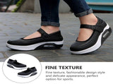 Women's Lightweight Shockproof Running Shoes, 1 Pair Black Sneakers for Fitness, Outdoor Sports and V1192-AZ-W-22538
