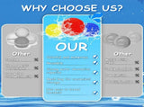 100Pcs Reusable Wateroons, Soaker Waters Outdoor Toys for Pool Water Toys, Rightness Beach V1369-AZ3-W-16477