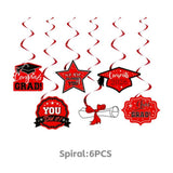 Graduation Decorations Themed Set, Congrats Grad Banner Class of Background Balloons Streamers Kit, V1369-AZ3-W-13571
