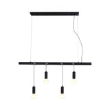 Bikkel 4 Lights Pendant Light - Black V558-LL002PL071B