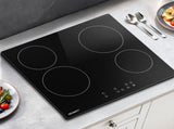Devanti Electric Ceramic Cooktop 60cm Touch Control CCT-B-4E-4Z-TOUCH-BK