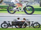 VALK Electric Fat Tyre Cruiser Bike, Step-Through eBike with Throttle, Tektro Hydraulic Brakes, V219-BIKFATVAF5WA