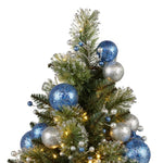 61cm Blue Collection Tabletop Pre-Lit Christmas Tree 112_SENBC102