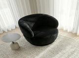 Interior Ave - Luna Swivel Armchair - Black V355-IA-OCC-LUN-BLK