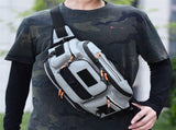 Waterproof Waist Bag, Multifunctional Outdoor Crossbody Shoulder Bag for Fishing, Cycling, Hiking, V1237-ZY-917-179