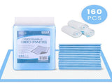 160pk Adult Disposable Bed Underpads 60 x 90cm V915-MB0046X4