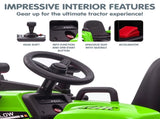 Kahuna MX-611C Kids Electric Ride On Car Tractor Digger Loader Grey CAR-T611C-GNGY