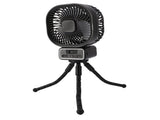 Stroller Fan 3 Wind Speeds Auto Oscillating Portable Fan with Detachable Flexible Tripod and Night V1294-YM0901-3113250118011
