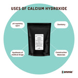 Kemmie 1Kg Calcium Hydroxide Powder - Food Grade Pickling Lime Slaked Lime FCC V238-SUPDZ-33021032530000