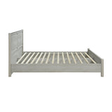 Queen Size Bed Frame Natural Wood like MDF in Oak Colour V43-BED-CELQWA