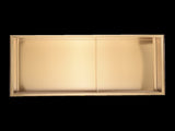 641 x 336 x 101mm Shower Niche Double Shelf Organizer No Tile Needed in Gold V63-905671