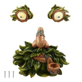 Tree Face Decorwith Excellent Quality Resin, waterproof , Resistant to Sun and Fading , and Weather V1369-AZ3-W-12093