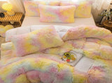 Colorful Plush Seville Eden Quilt / Doona / Duvet Cover set V745-AQ030042K3