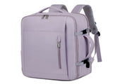 Purple Expandable Backpack with USB Port - Multi-Functional Outdoor, Commuter & Laptop Bag V888-ELOSUNG11750