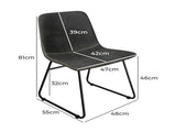 Levede 6x Dining Chairs Kitchen Table CH1111-2-BKX3