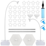 Balloon Arch Kit, Bendable 8.2ft and 4.9ft Balloon Arch Stands with Bases and Manual Pump, V1369-AZ3-W-08881