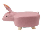 Cute Animal Footstool with Soft Padded Cushion and Prevent Slip Feet Small Footrest Stools for Kids V1294-YM0703-3116230004212