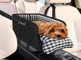 1 Piece Dog Car Seat with Armrest Padded Black, up to 5 kg V1237-ZY-818-257