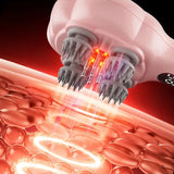 Cat Paw Full-Body Massage Comb, Multi-Level Microcurrent Red Light, Detachable & Washable, Stress V1385-MZAMY-WU-1007-005