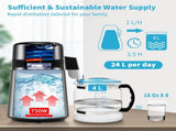 4L Water Distiller 1L/H Distilled Water Maker Timing & Temp Display Silver V952-D1LH1LH4L220VVD15V3