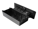 Desktop Pop Up Socket Hidden Pop Up Table Socket Connection Box Desktop Pop Up Outlet with 3 Outlets V1294-YM0901-3114230153211