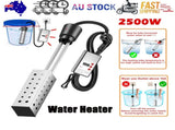 Portable Electric Immersion Water Heater Boiler &Thermostat Auto Shut off 2500W V201-MAS2500BL8AU
