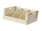 Plastic Desktop Storage Box Multifunctional Storage Basket Folding Storage Boxes for Bedroom V1294-YM0901-3117240230411
