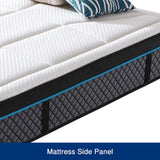 King Mattress in Coolmax Memory Foam 6 Zone Pocket Coil Soft Firmness V43-MAT-FUL-K