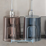 2nd Gen Space Aluminum Toothbrush Holder Drill-Free, Large-Capacity Storage, Water-Draining & V1232-YSJ-JH-002
