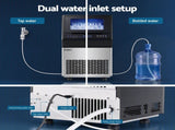 Devanti 35kg Commercial Ice Maker Freestanding Ice Cube Machine IM-B-ZB35F-COM